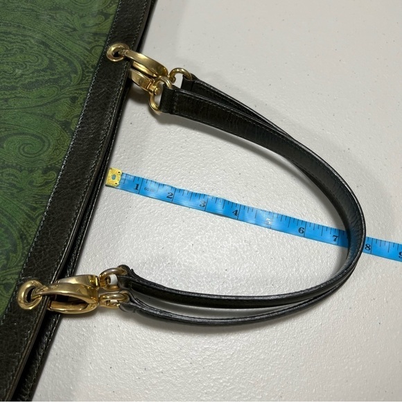 Etro Green Paisley Shoulder Bag - Picture 16 of 16